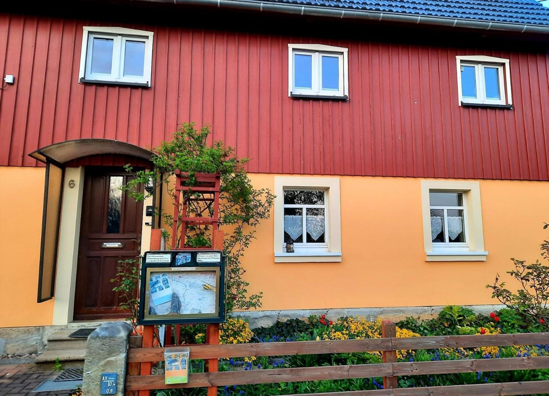 Fewo Dorn Eg Haus Sandsteinliebe Зебниц Екстериор снимка